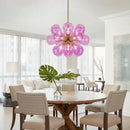 GobekUsa Glass Bubble Hanging Lamps Chandelier Modern Room Decor Ceiling Pendant Light