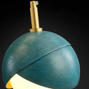 GobekUsa Blue Copper Chandelier Pendant Light for Kitchen Island & Restaurant