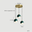 GobekUsa Blue Copper Chandelier Pendant Light for Kitchen Island & Restaurant