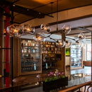 GobekUsa Glass Bubble Branch Chandelier: Modern Hanging Ceiling Light Fixture