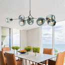 GobekUsa Glass Bubble Branch Chandelier: Modern Hanging Ceiling Light Fixture