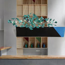 GobekUsa Gingko Leaf Chandelier: Modern Luxury Art Decor for Home, Restaurant & Bar