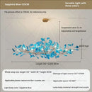 GobekUsa Gingko Leaf Chandelier: Modern Luxury Art Decor for Home, Restaurant & Bar