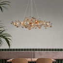 GobekUsa Gingko Leaf Chandelier: Modern Luxury Art Decor for Home, Restaurant & Bar