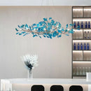 GobekUsa Gingko Leaf Chandelier: Modern Luxury Art Decor for Home, Restaurant & Bar