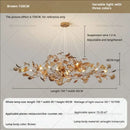 GobekUsa Gingko Leaf Chandelier: Modern Luxury Art Decor for Home, Restaurant & Bar