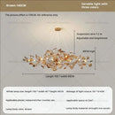 GobekUsa Gingko Leaf Chandelier: Modern Luxury Art Decor for Home, Restaurant & Bar