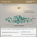 GobekUsa Gingko Leaf Chandelier: Modern Luxury Art Decor for Home, Restaurant & Bar