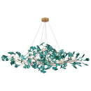GobekUsa Gingko Leaf Chandelier: Modern Luxury Art Decor for Home, Restaurant & Bar