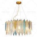 GobekUsa Glass Chandelier Light for Living Room, Bedroom, Dining: Luxury Art Designer Lighting
