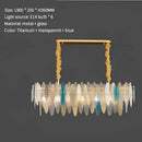 GobekUsa Glass Chandelier Light for Living Room, Bedroom, Dining: Luxury Art Designer Lighting