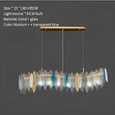 GobekUsa Glass Chandelier Light for Living Room, Bedroom, Dining: Luxury Art Designer Lighting