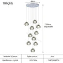 GobekUsa Crystal LED Chandelier for Luxe Living Spaces
