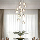 GobekUsa Crystal LED Chandelier for Luxe Living Spaces