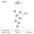GobekUsa Crystal LED Chandelier for Luxe Living Spaces