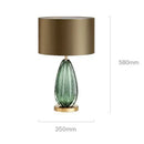 GobekUsa Glass Table Lamp: Modern, Oversized, Simple Lighting for Bedroom and Living Room