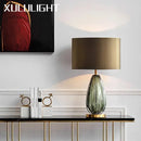 GobekUsa Glass Table Lamp: Modern, Oversized, Simple Lighting for Bedroom and Living Room