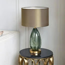 GobekUsa Glass Table Lamp: Modern, Oversized, Simple Lighting for Bedroom and Living Room