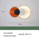 GobekUsa Circular Sofa Luxury Wall Lamp: Simple Modern Nordic Bedroom Lighting