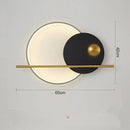 GobekUsa Circular Sofa Luxury Wall Lamp: Simple Modern Nordic Bedroom Lighting