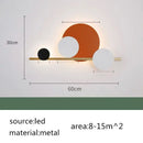 GobekUsa Circular Sofa Luxury Wall Lamp: Simple Modern Nordic Bedroom Lighting