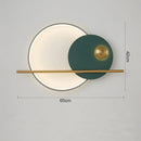 GobekUsa Circular Sofa Luxury Wall Lamp: Simple Modern Nordic Bedroom Lighting