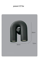 GobekUsa LED U-shaped Wall Lamp for Minimalist Living Room and Staircase Lighting