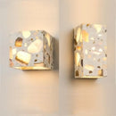GobekUsa LED Wall Light Fixture Bedroom Balcony Hallway Waterproof Square Terrazzo Bedside Lamp
