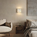 GobekUsa LED Wall Light Fixture Bedroom Balcony Hallway Waterproof Square Terrazzo Bedside Lamp