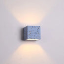 GobekUsa Nordic Terrazzo Wall Sconce - Up Down Hotel Light (Red/White/Blue)