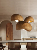 GobekUsa Cream Cloud Chandelier: Modern LED Pendant Lamp for Home, Restaurant, Bar