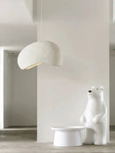 GobekUsa Cream Cloud Chandelier: Modern LED Pendant Lamp for Home, Restaurant, Bar