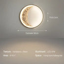 GobekUsa Crescent Moon Wall Lamp for Bedroom and Hallway