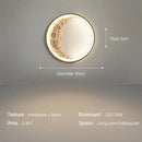GobekUsa Crescent Moon Wall Lamp for Bedroom and Hallway
