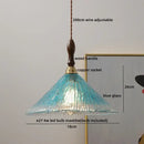 GobekUsa Glass Copper LED Pendant Lights - Modern Home Decor Hanging Lamp