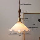 GobekUsa Glass Copper LED Pendant Lights - Modern Home Decor Hanging Lamp