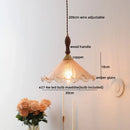 GobekUsa Glass Copper LED Pendant Lights - Modern Home Decor Hanging Lamp