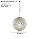 GobekUsa Designer Moon Pendant Chandelier High-end LED Lighting for Living Room Bedroom