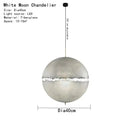 GobekUsa Designer Moon Pendant Chandelier High-end LED Lighting for Living Room Bedroom