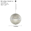 GobekUsa Designer Moon Pendant Chandelier High-end LED Lighting for Living Room Bedroom