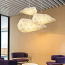 GobekUsa Cloud Chandelier: Modern White Pendant Lamp for Commercial and Home Spaces