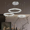 GobekUsa Crystal LED Chandeliers: Modern Pendant Light for Living Room.