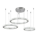 GobekUsa Crystal LED Chandeliers: Modern Pendant Light for Living Room.
