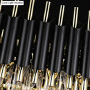 GobekUsa Modern Crystal Block Island Pendant Light