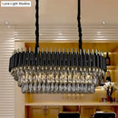 GobekUsa Modern Crystal Block Island Pendant Light