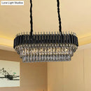 GobekUsa Modern Crystal Block Island Pendant Light