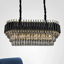 GobekUsa Modern Crystal Block Island Pendant Light