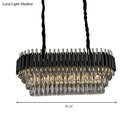 GobekUsa Modern Crystal Block Island Pendant Light