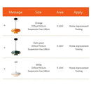 GobekUsa Dark Green LED Pendant Light for Home Decor and Restaurant Fixtures
