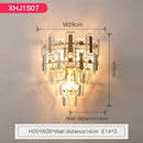 GobekUsa Crystal Wall Lamp: Elegant Living Room & Bedroom Decor